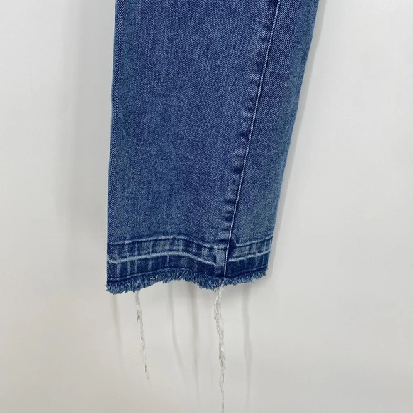 Faherty Jeans Women Size 25 Blue Indigo Dyed Straight Leg Denim Streetwear Ankle - Picture 3 of 13